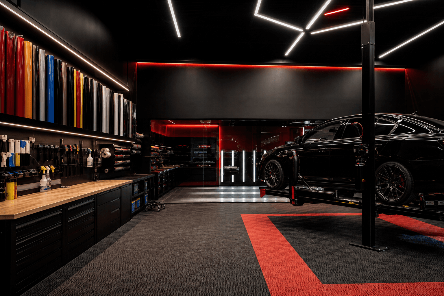 BTOWN NATION & CUSTOMZ professional auto shop interior